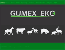 Tablet Screenshot of gumex-eko.hr